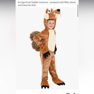 Ice Age Scrat Toddler Costume - Brown